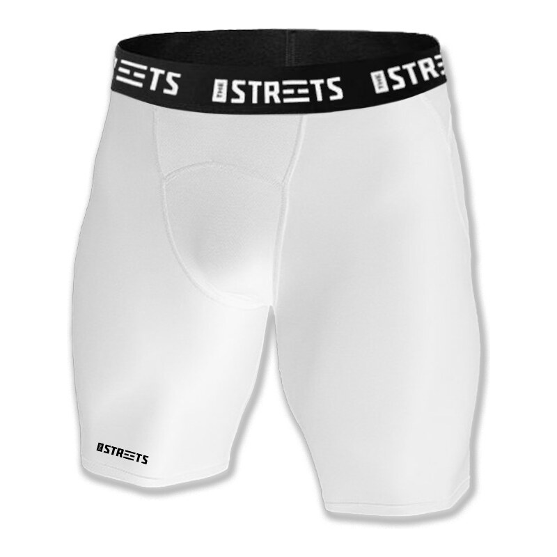 The Streets Compression Shorts White - Pánske - Kraťasy The Streets - 66837649