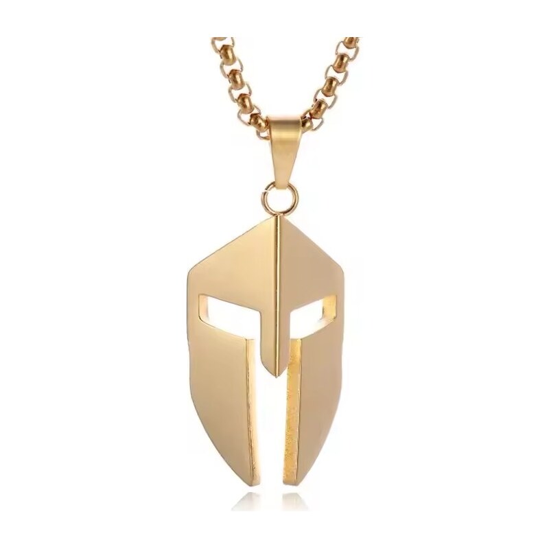 Impress Jewelry Prívesok z chirurgickej ocele Spartan warrior Zlatý 66839675