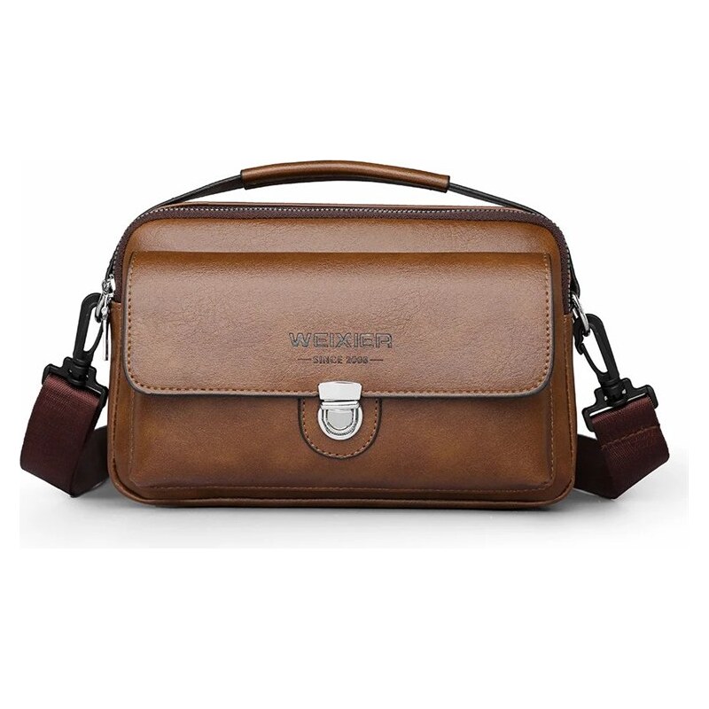 Weixier crossbody taška cez rameno Kanet Hnedá 2L 66839708