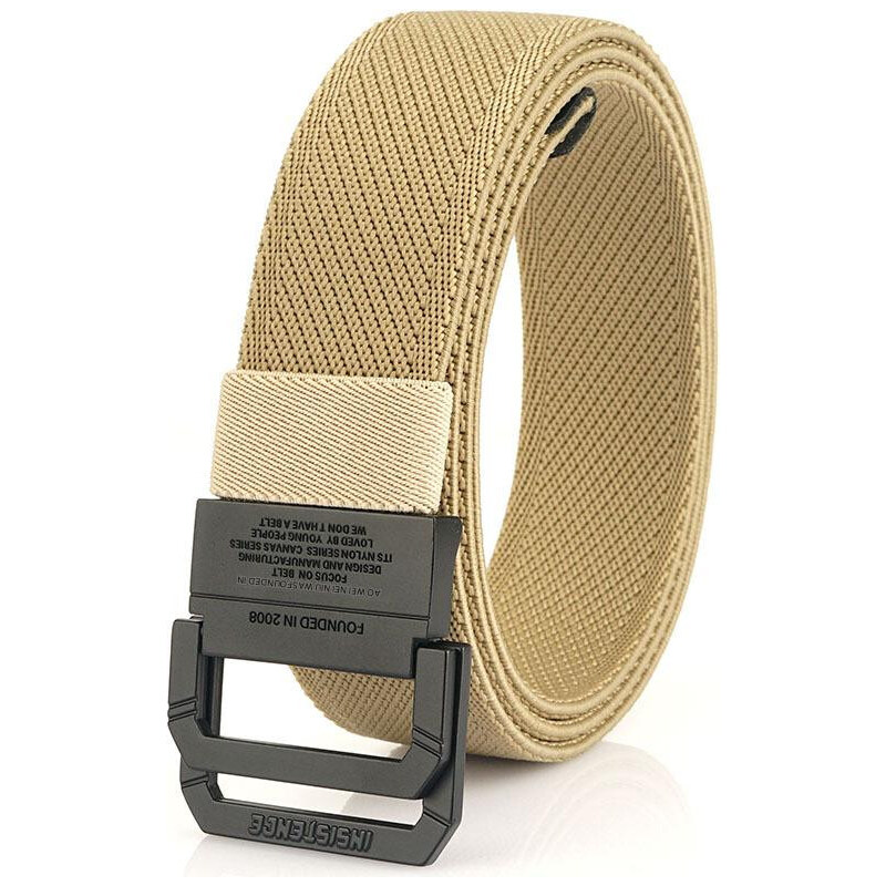 Lifestyle Nylonový opasok s kovovou prackou Hanovre Béžový 66839750