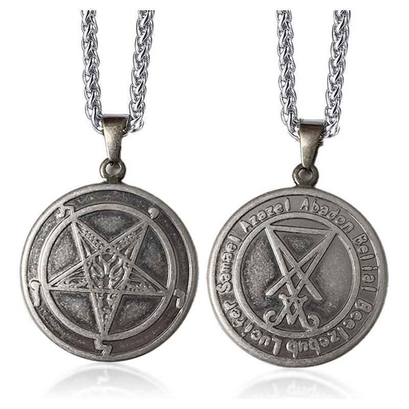 Impress Jewelry Oceľový prívesok Bafomet – symbol rovnováhy 66839775