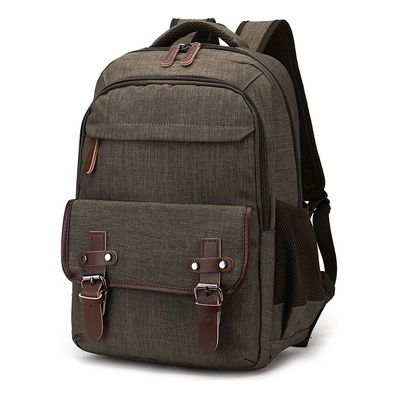 Canvasio plátený canvas retro batoh Dávila Hnedý 13L 66839814