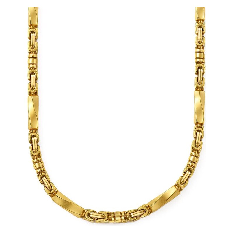 Impress Jewelry Náhrdelník z chirurgickej ocele Urban Frame Zlatý 66839834