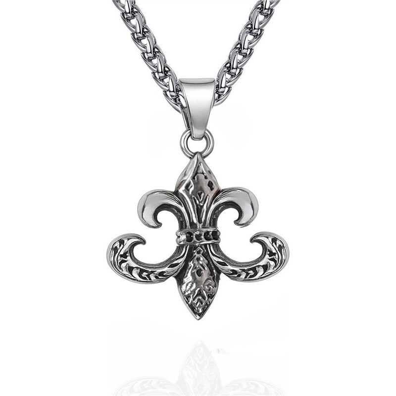 Impress Jewelry Prívesok z chirurgickej ocele Ľalia Templárov 66839842