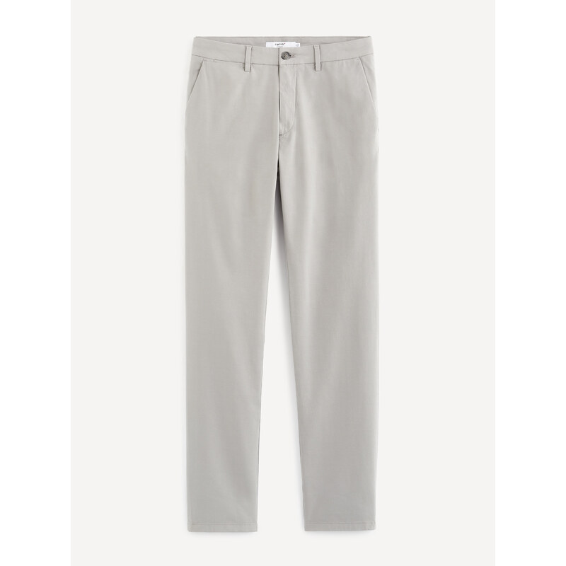 Svetlošedé pánske nohavice Celio 50507283