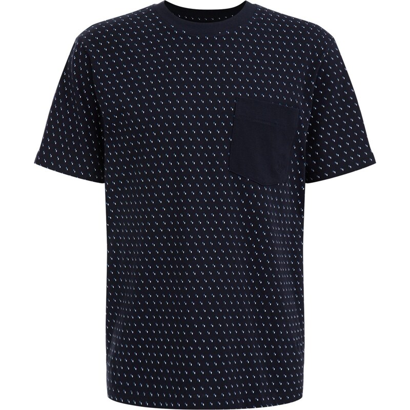 WE Fashion Tričko námornícka modrá / svetlomodrá / prírodná biela 66445880