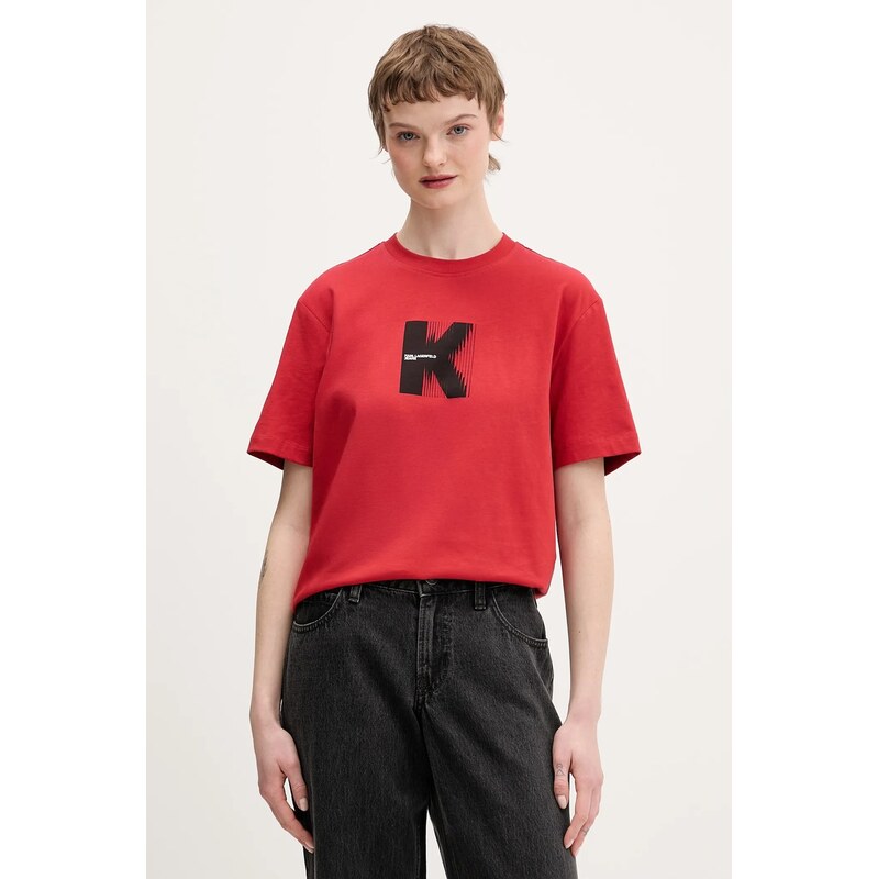 Bavlnené tričko Karl Lagerfeld Jeans 66840601