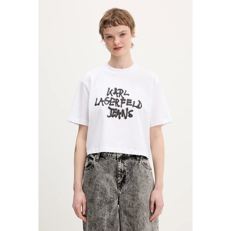 Bavlnené tričko Karl Lagerfeld Jeans 66840603