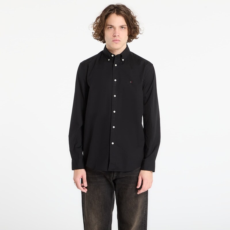 Košeľa Tommy Hilfiger Core Flex Poplin Solid Rf Shirt Black XL 66841642