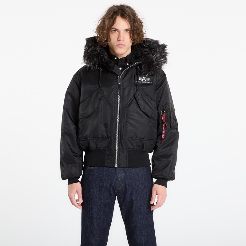 Bunda Alpha Industries 45P Hooded Custom Black L 57520849