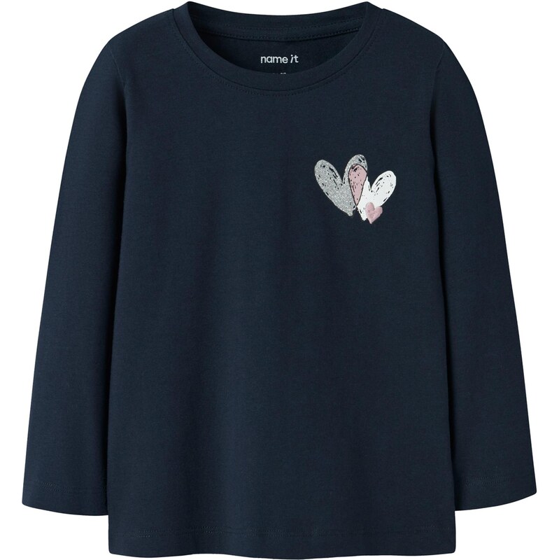 NAME IT Tričko NMFTEARTAS námornícka modrá / staroružová / strieborná 66846719