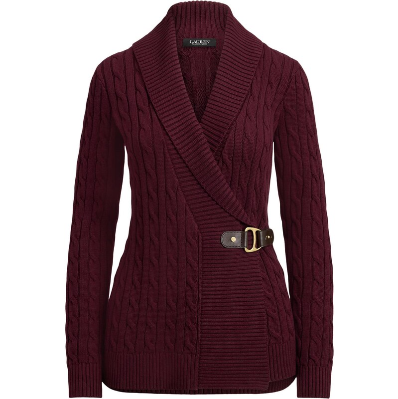 Lauren Ralph Lauren Kardigán DONATO bordová 66846731
