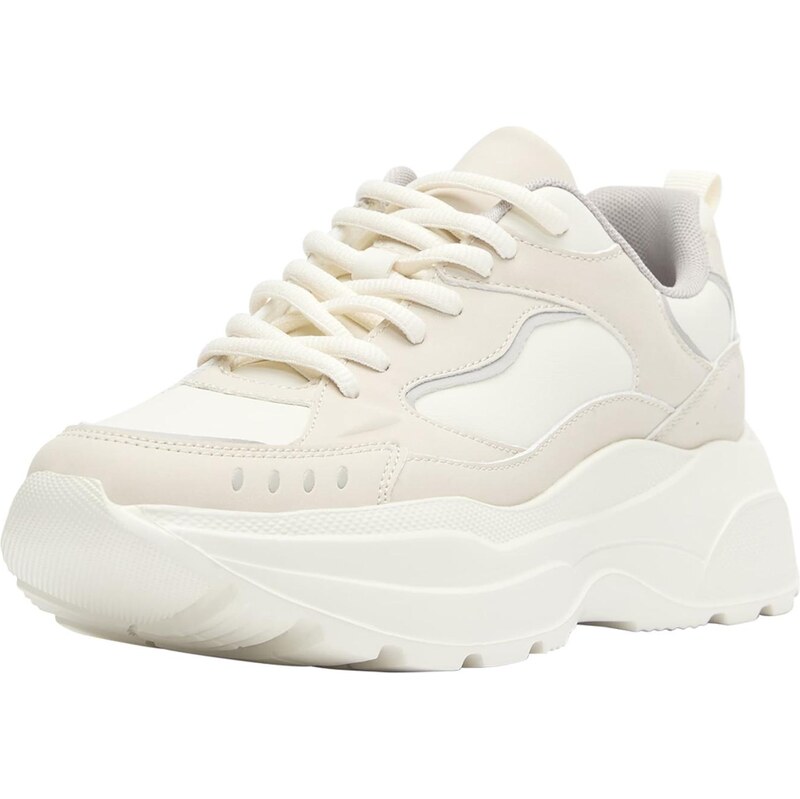 Pull&Bear Nízke tenisky DEPORTIVO VOLUMEN krémová / svetlobéžová 66846813