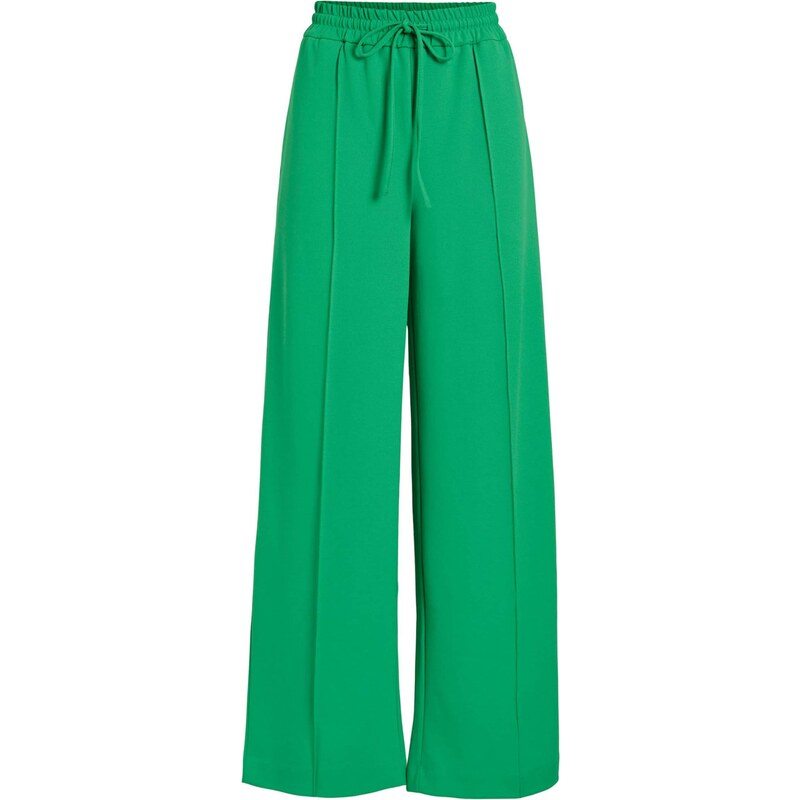 VILA Plisované nohavice VIClua zelená 66846817