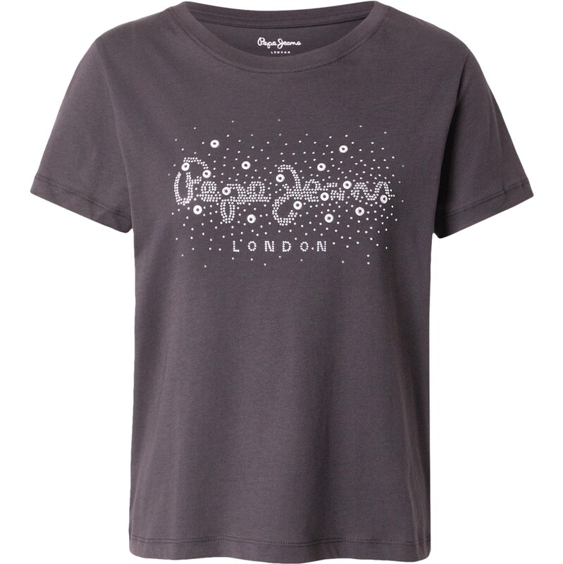 Pepe Jeans Tričko Brady čierna / strieborná 66846827