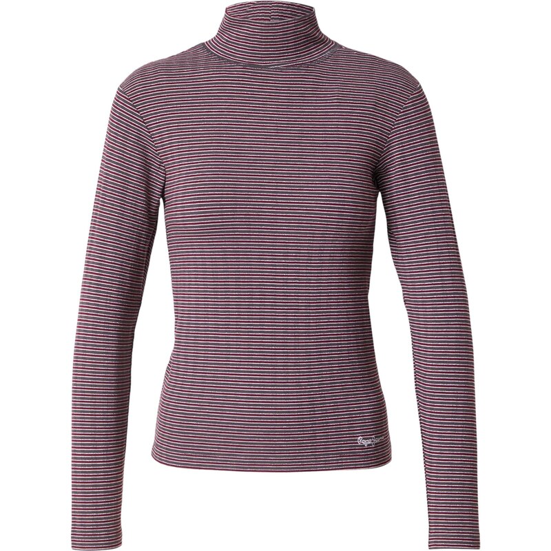 Pepe Jeans Tričko Binty tmavošedá / farba lesného ovocia / biela 66846828