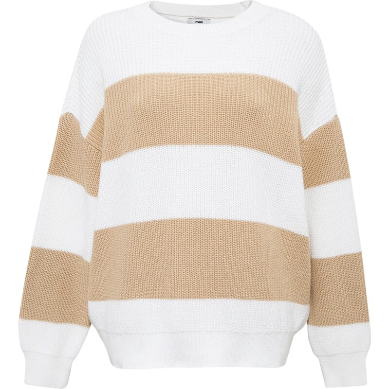 Mavi Sveter farba ťavej srsti / biela 66846829