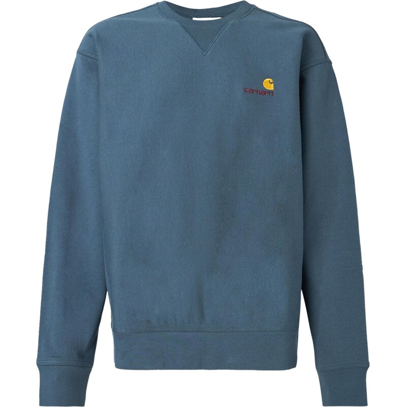 Carhartt WIP Mikina American Script zafírová 66846870