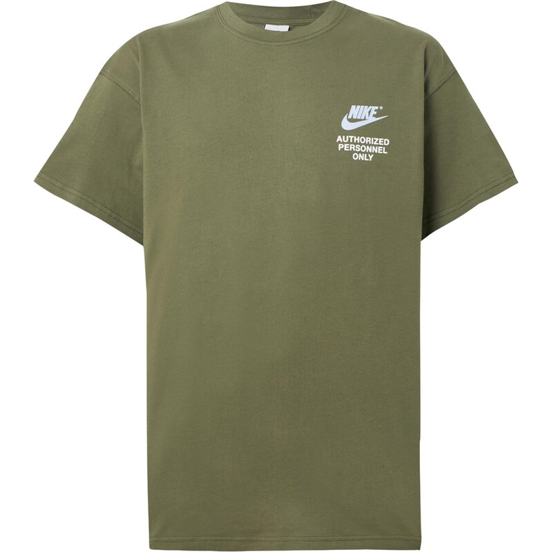 Nike Sportswear Tričko svetlomodrá / olivová / biela 66846886