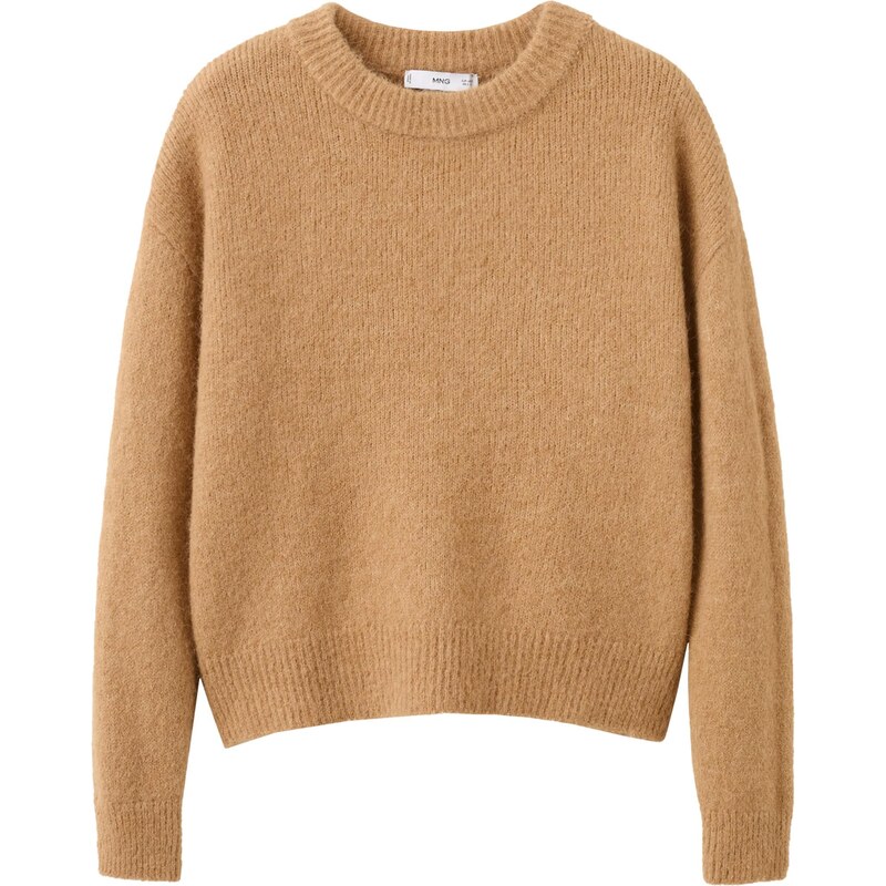 MANGO Sveter Alpolux svetlohnedá 66846877