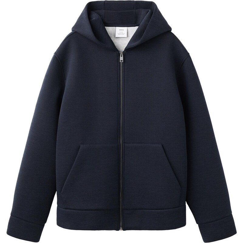 MANGO MAN Mikina SCUBA námornícka modrá 66846893