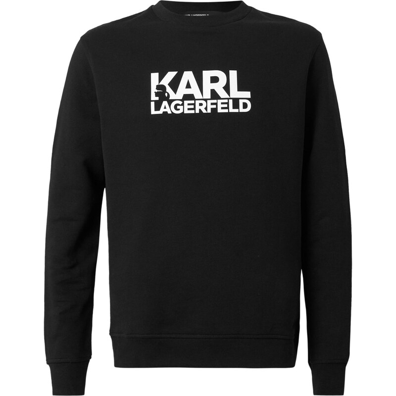 Karl Lagerfeld Mikina čierna / biela 66846930