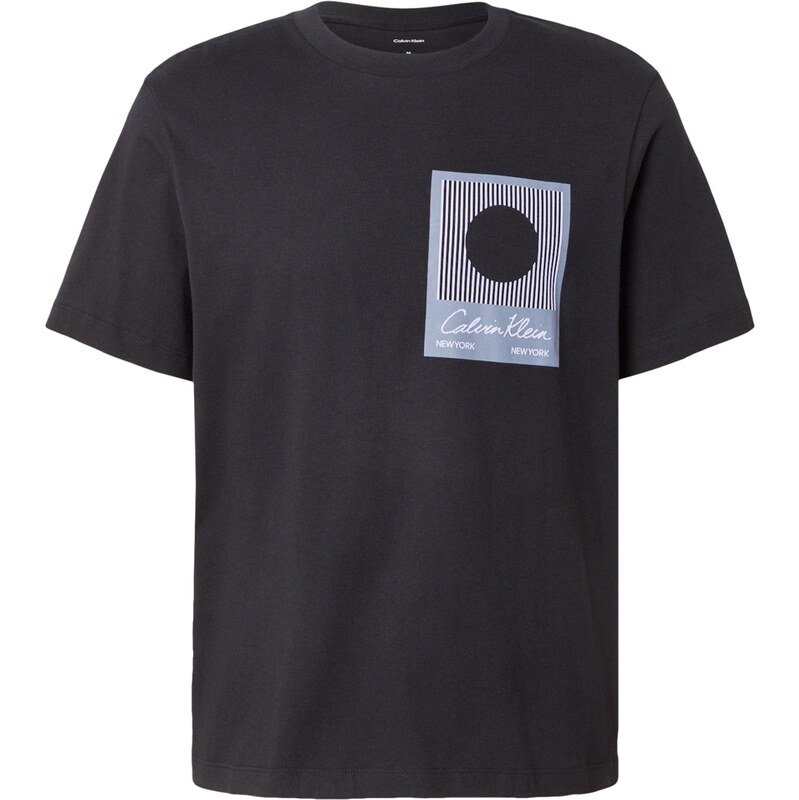 Calvin Klein Tričko pastelovo fialová / čierna 66847012