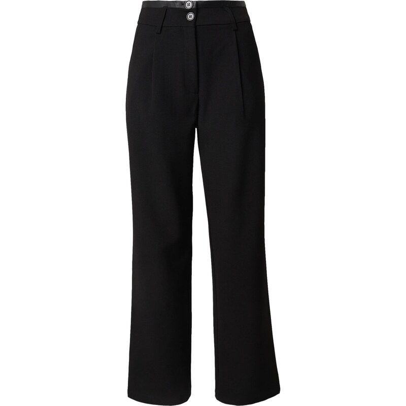 ABOUT YOU Plisované nohavice Colleen čierna 66847016