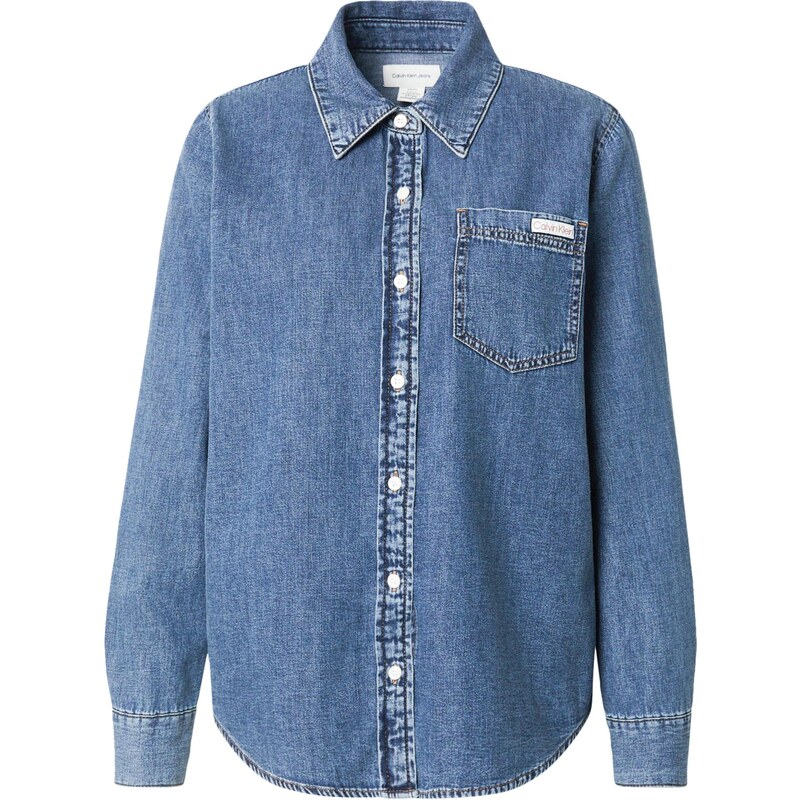 Calvin Klein Jeans Blúzka modrá denim 66847005