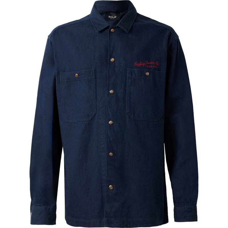 REPLAY Prechodná bunda tmavomodrá 66847079