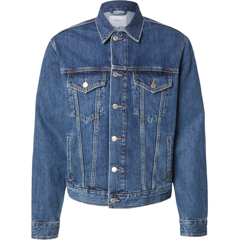 Pepe Jeans Prechodná bunda modrá denim 66847060