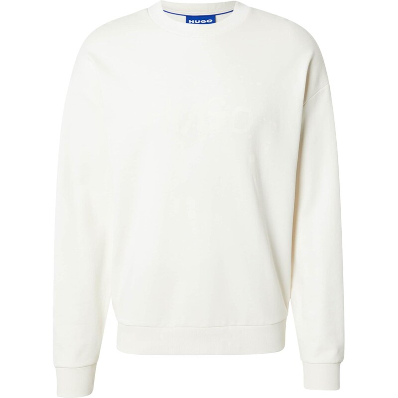 HUGO Mikina Nierofix biela / šedobiela 66847069