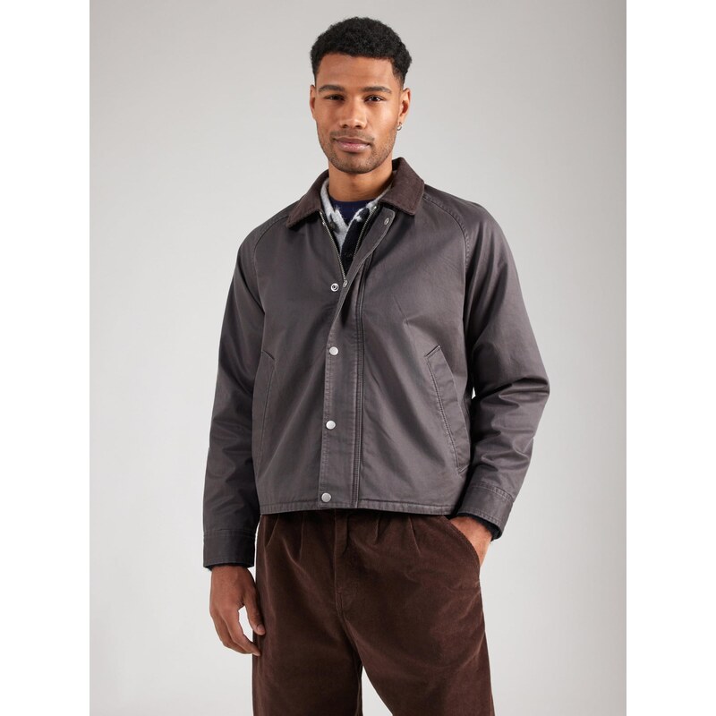 Abercrombie & Fitch Prechodná bunda grafitová 66847097