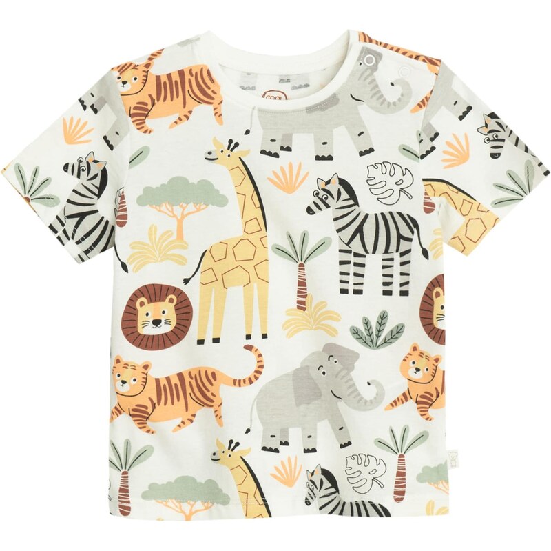 Cool Club Tričko žltá / sivá / čierna / biela 66847143