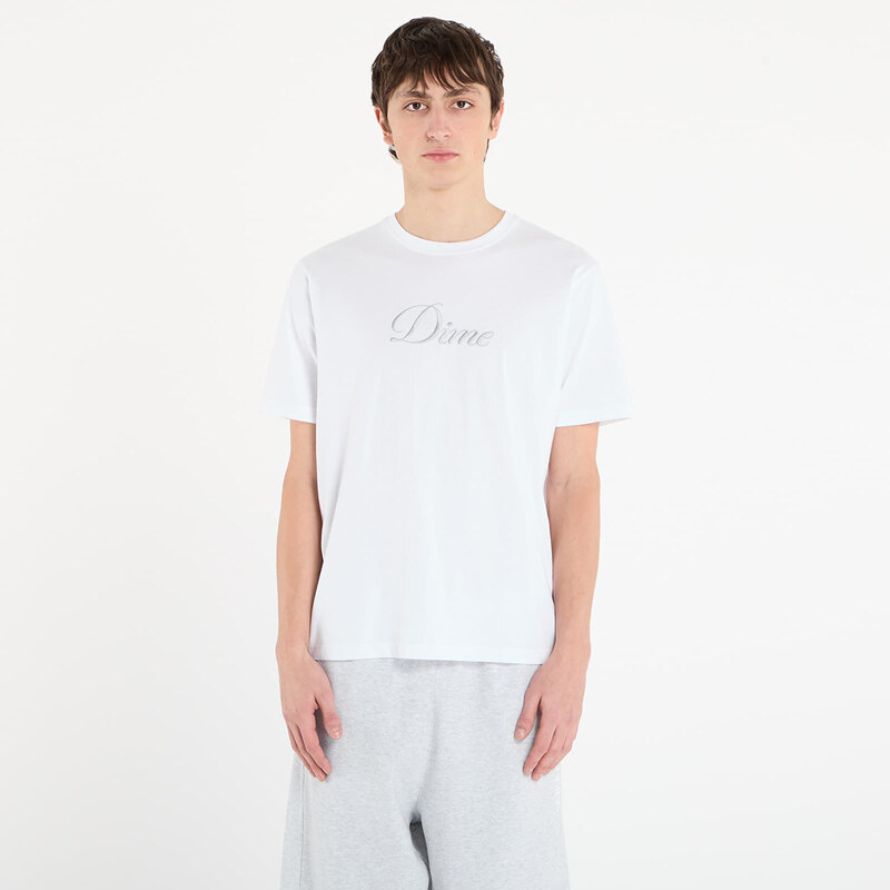 Tričko DIME Cursive T-Shirt UNISEX White XL 66849798