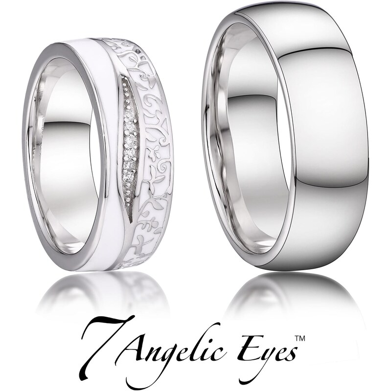 Ligot Strieborné obrúčky 7 Angelic Eyes AE039 66848899