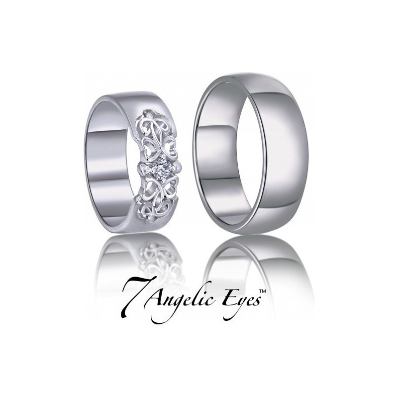 Ligot Strieborné obrúčky 7 Angelic Eyes AE044 66848901