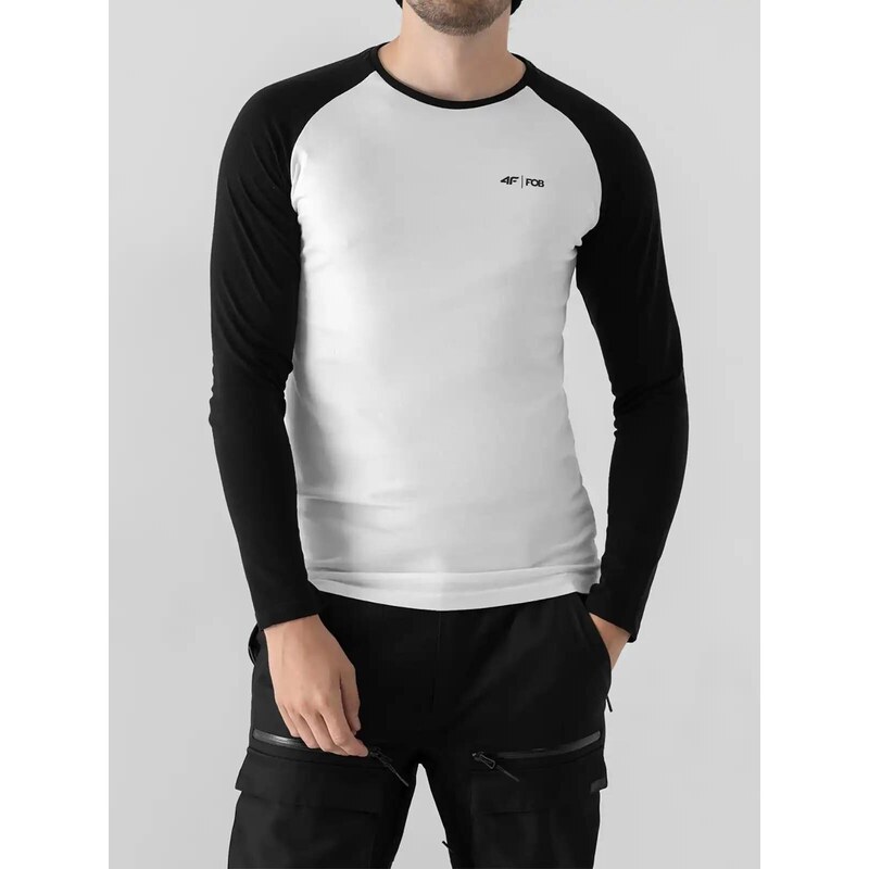 Pánske tričko s dlhým rukávom 4F 66852737