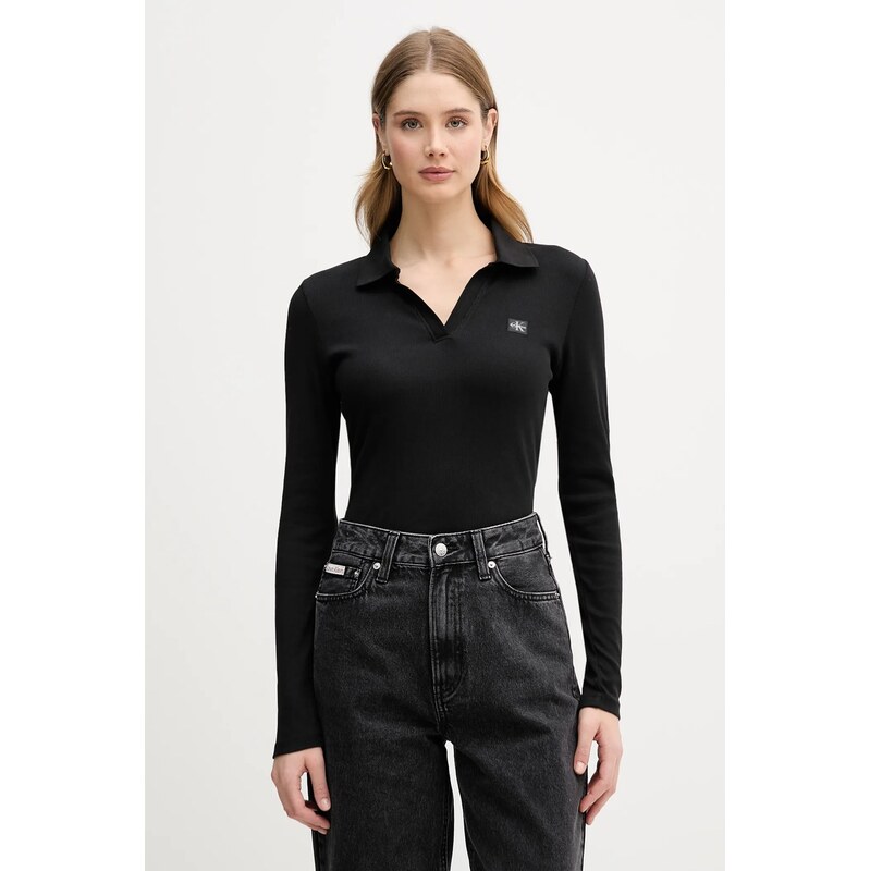 Tričko s dlhým rukávom Calvin Klein Jeans 66874960