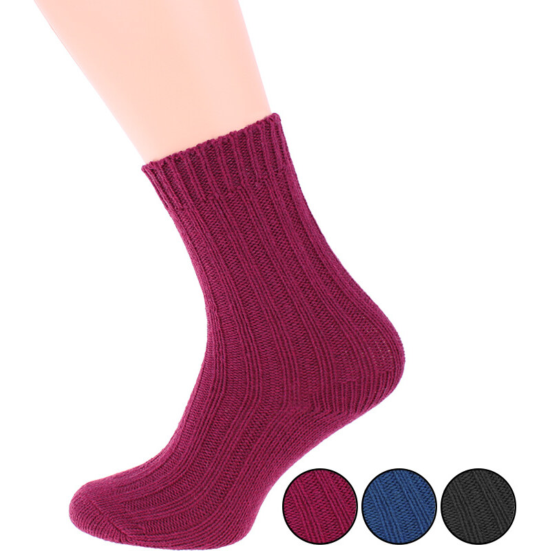 Dámske vlnené ponožky Alpaka 3páry A1 66852382