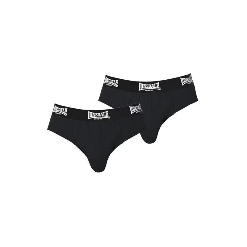 Lonsdale slipy 2 pack čierne 66852887