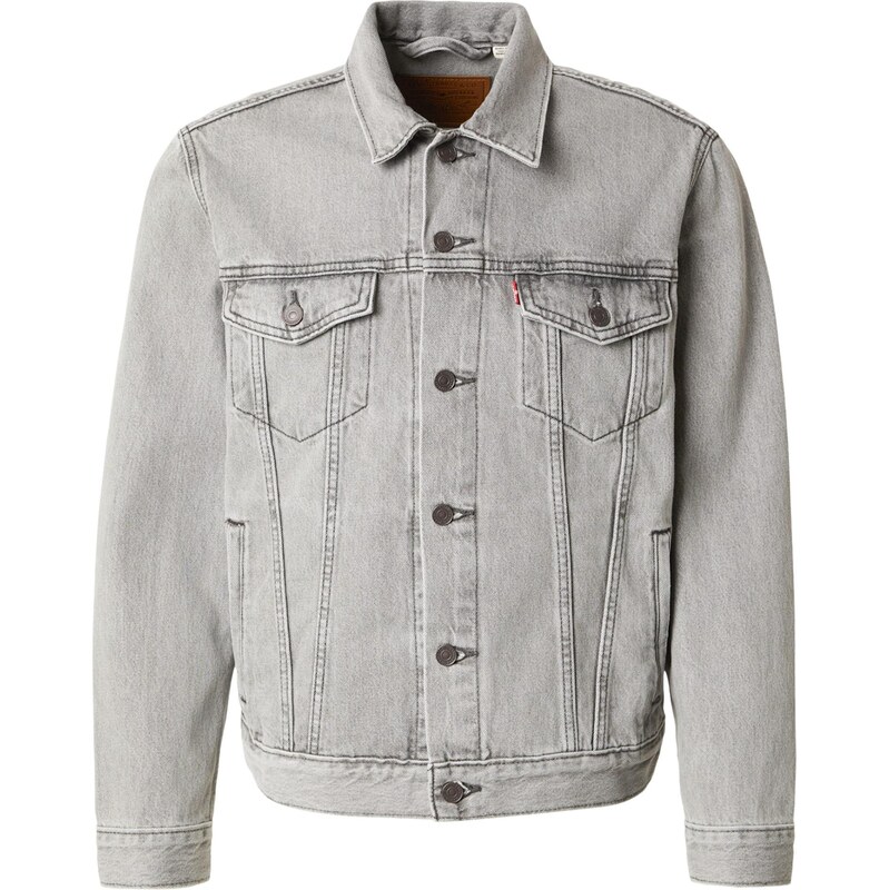 LEVIS Prechodná bunda The Trucker sivý denim 66854162