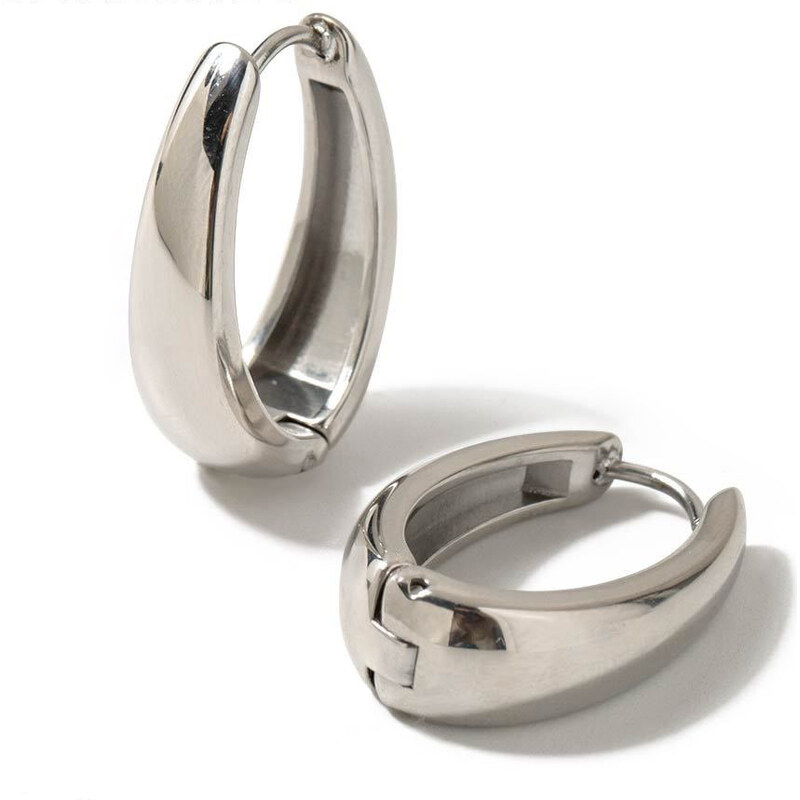 Troli Štýlové oválne náušnice z ocele VAAJDE2309071S 66855261