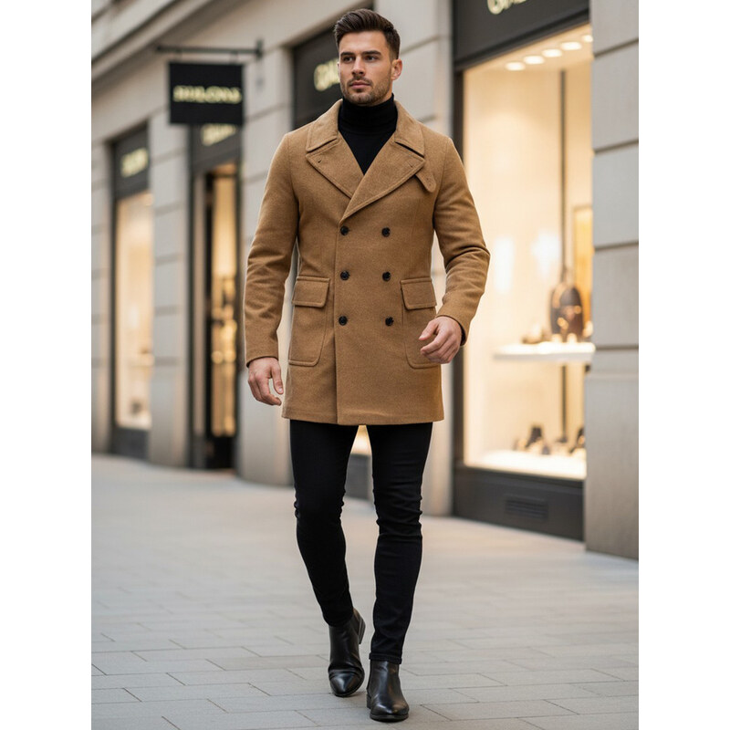 Pánsky kabát zimný ťaví Dstreet CX0362 65503264