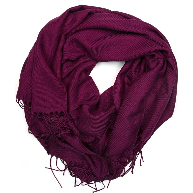 Blaire Dámsky pašmínový šál vínový 66855970