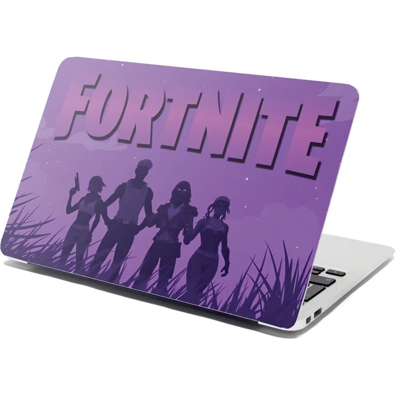 Sablio Samolepka na notebook FORTNITE Fialová silueta 65112604