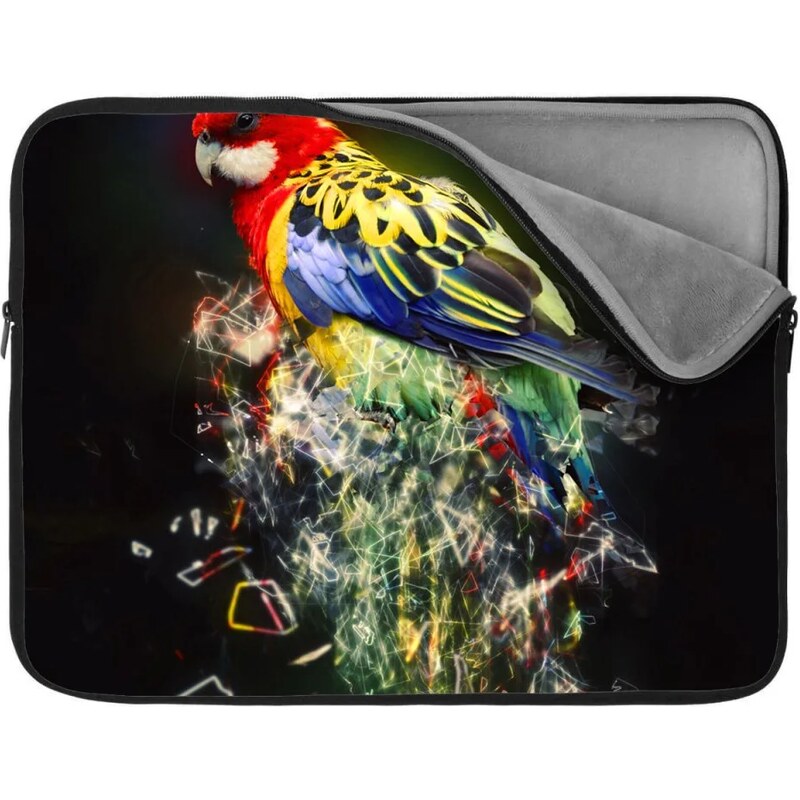 Sablio Obal na notebook Farebný papagáj 65424566
