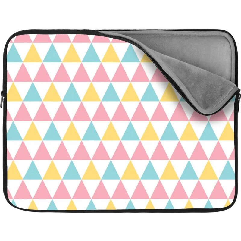 Sablio Obal na notebook Trojfarebné trojuholníky 65430275