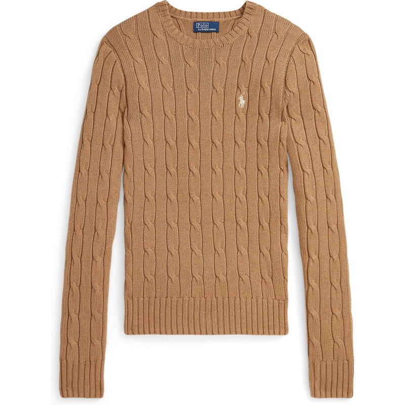 Polo Ralph Lauren Sveter JULIANNA farba ťavej srsti 66858259