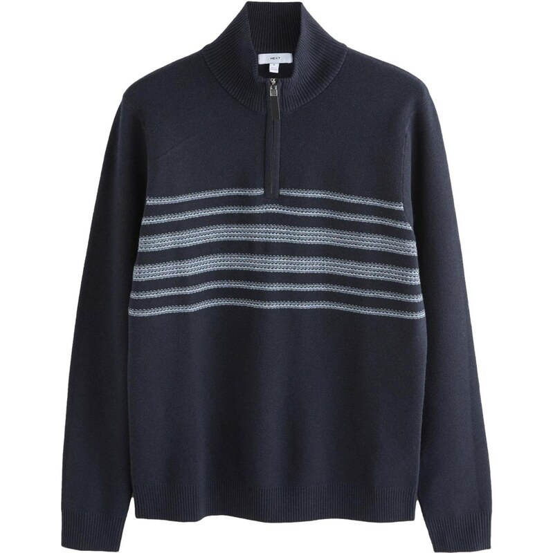 Next Sveter námornícka modrá / biela 66858297